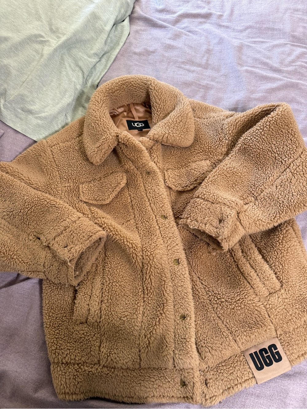 UGG Satin-Lined Jacket in Rose Tan
